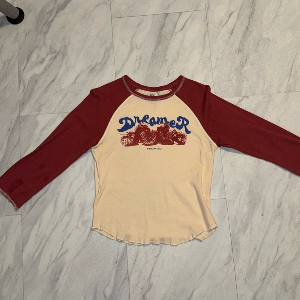 Urban Outfitters BDG “Dreamer” Fruit baseball baby tee